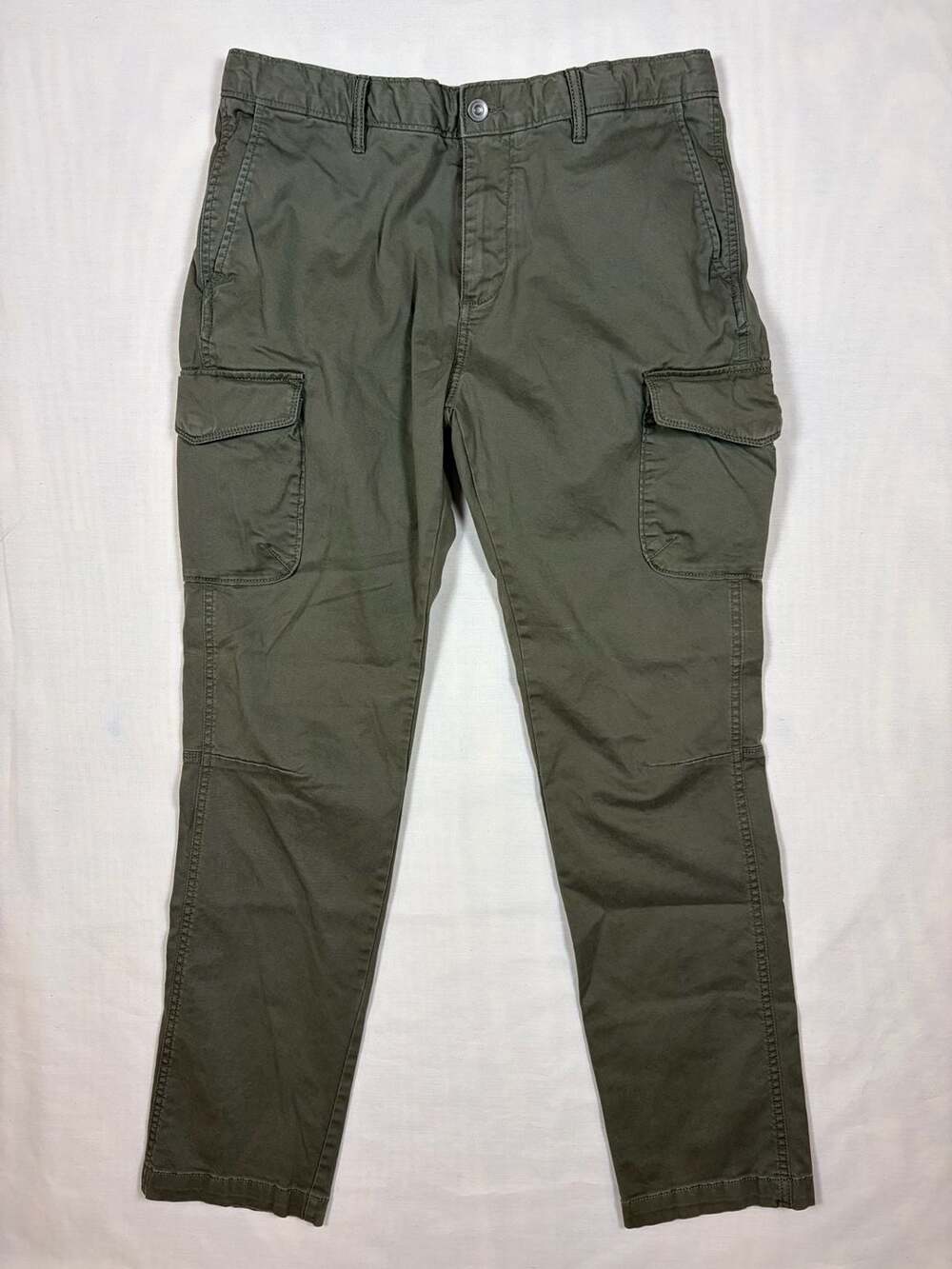 1901 Men's Olive Green Cargo Pants Size 33